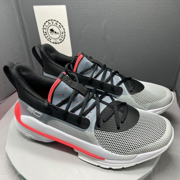 Under Armour Curry 7 UNDRTD 2019 Black Gray 3021258-100 Men Size 12.5 NEW main image 6